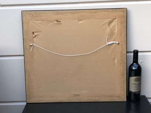 KAREN LILJE (AUTHOR) - SUPER RARE ! ORIGINAL FRAMED CHARCOAL RUBBING / ETCHING , LIMITED EDITION 2/2