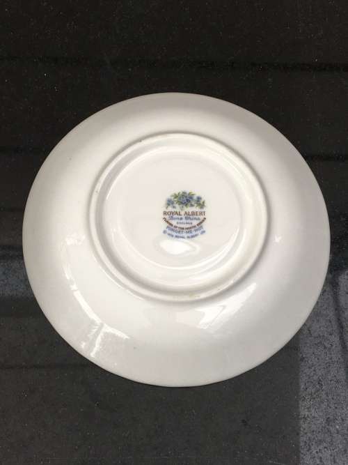 Royal Albert `Forget Me Not` Saucer  c1970   mint condition