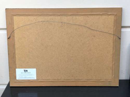 WOW !!! FANTASTIC FRAMED WATERCOLOUR PAINTING SIGNED LEGAY AND TITLED