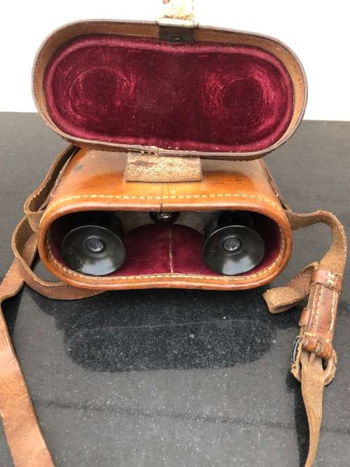 WOW !!! WW2 GERMAN ARTILLERY BINOCULARS BY HERSOLDT WETZLAR IN THE ORIGINAL CASE - c1943