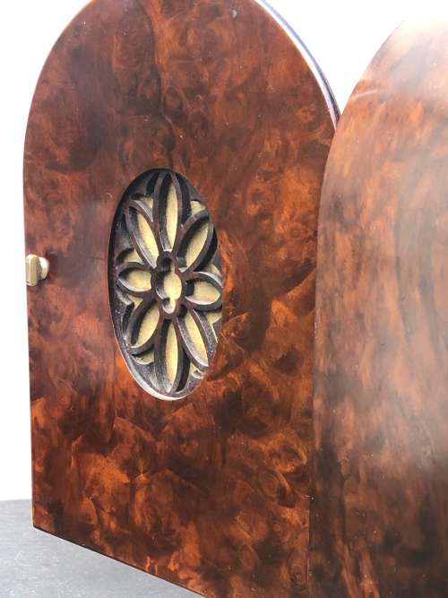 WOW !!! RARE DENT OF LONDON WALNUT CASED WESTMINSTER CHIMING BRACKET CLOCK - WORKS 100%