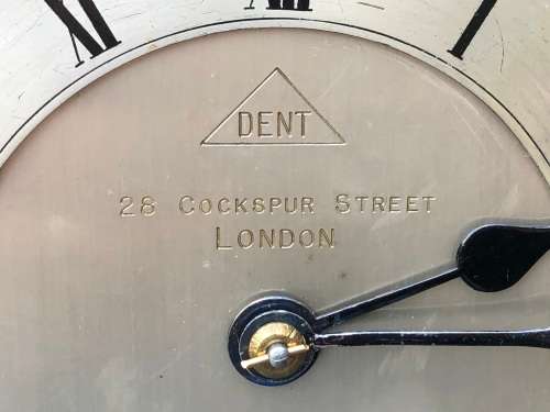 WOW !!! RARE DENT OF LONDON WALNUT CASED WESTMINSTER CHIMING BRACKET CLOCK - WORKS 100%