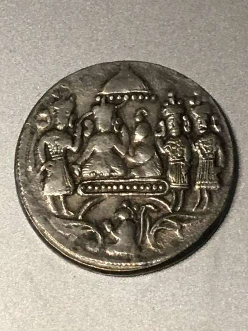 Ancient India Ram Darbar Temple Ramatanka. Ancient Coins