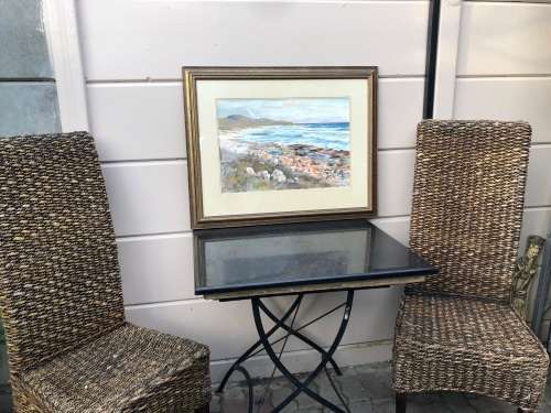 INVESTMENT ART - ERIC WALE (SA 1916 - 2001) STUNNING FRAMED SEASCAPE OIL PAINTING