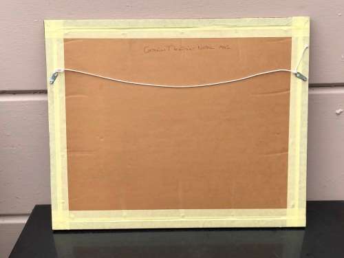 GERALDINE GULSTON (SA 20th CENTURY) FRAMED WATERCOLOUR LANDSCAPE PAINTING `NATAL`