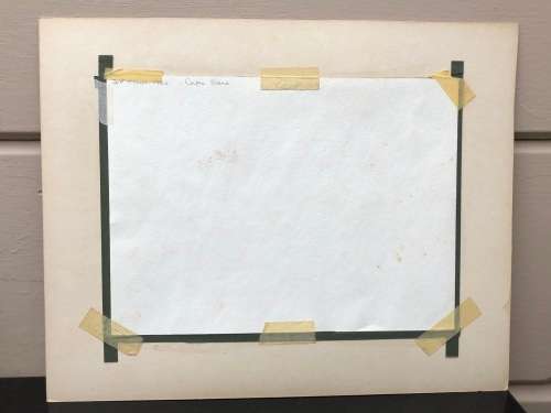 GERALDINE GULSTON (SA 20th CENTURY) UNFRAMED WATERCOLOUR PAINTING `CAPE SCENE` 1984