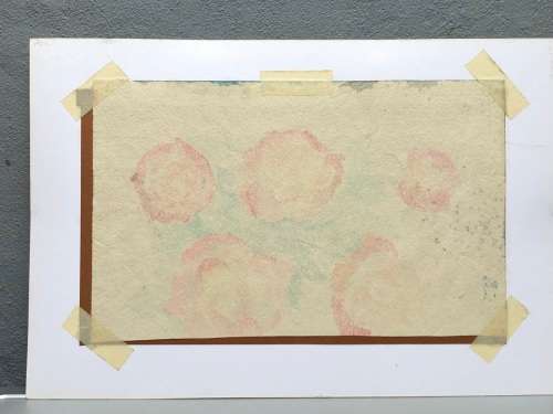 GERALDINE GULSTON (SA 20th CENTURY) UNFRAMED WATERCOLOUR LANDSCAPE PAINTING