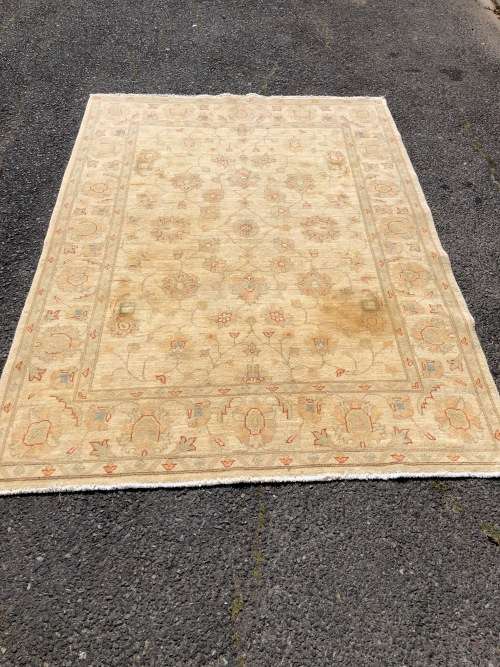 Lovely pure wool hand knotted Ziegler Chobi Persian carpet , recently washed  2360 X 1730mm