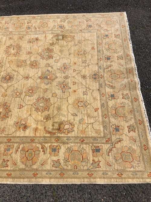 Lovely pure wool hand knotted Ziegler Chobi Persian carpet , recently washed  2360 X 1730mm