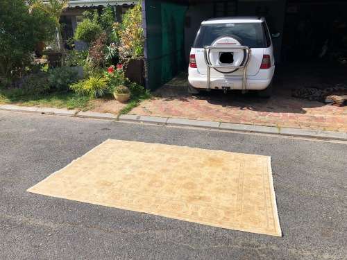 Lovely pure wool hand knotted Ziegler Chobi Persian carpet , recently washed  2360 X 1730mm