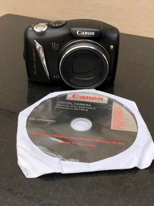 CANON POWERSHOT SX 130IS 12.1mp DIGITAL CAMERA - 100% WORKING ORDER