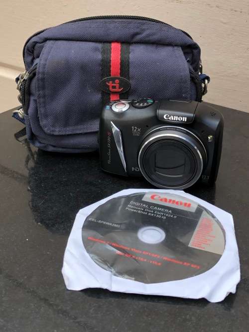 CANON POWERSHOT SX 130IS 12.1mp DIGITAL CAMERA - 100% WORKING ORDER