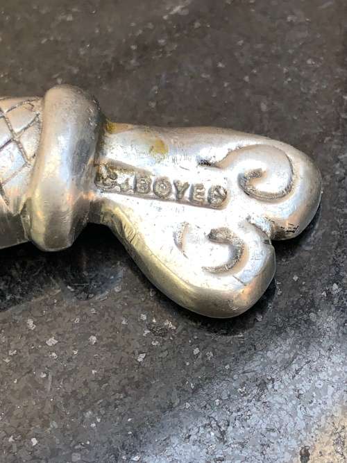 CARROL BOYES (1954 - 2019) FISHNET PATTERN CORK SCREW - CLEARLY MARKED