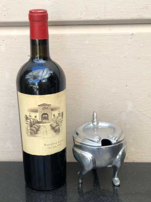 CARROL BOYES (1954 - 2019) PICASSO PATTERN HEAVY LIDDED SUGAR BOWL - CLEARLY MARKED