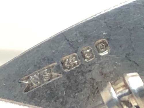 STUNNING LONDON HALLMARKED SOLID STERLING SILVER DESIGNER BROOCH - 9.07g