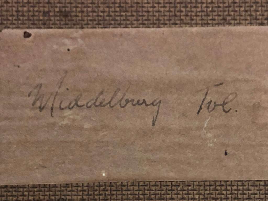 Johan Rabe (SA 20th ) -Framed Oil on Board Landscape Painting Dated 1956 and Titled Middleburg Tvl