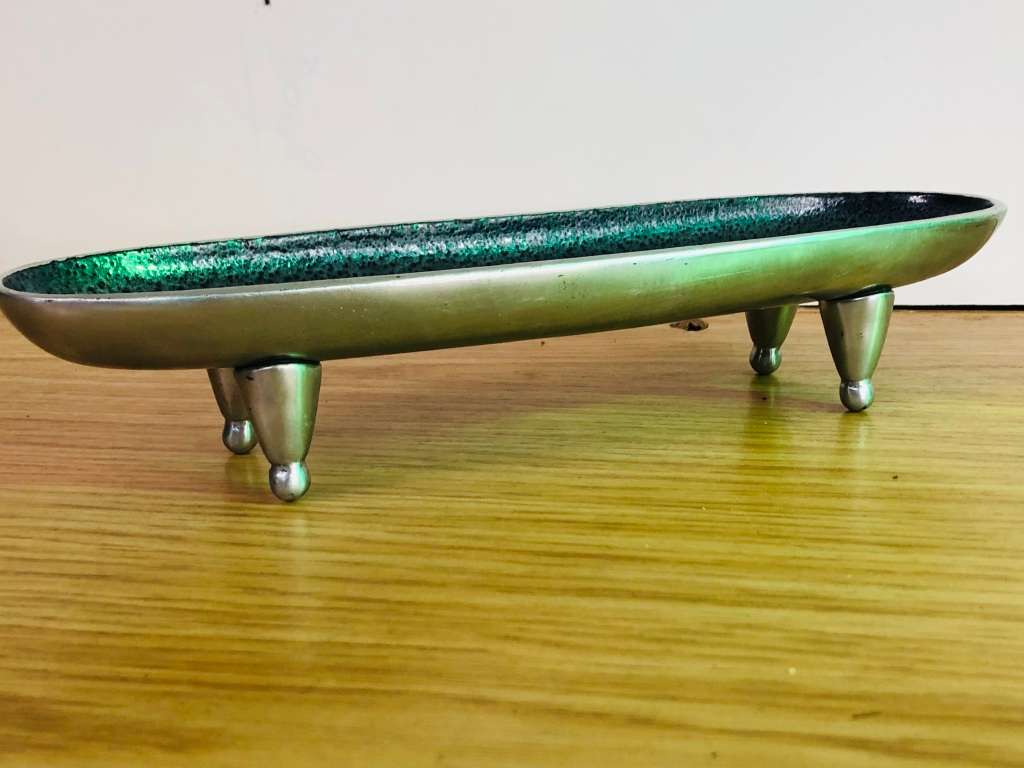 Carrol Boyes (1954 - 2019) Footed Canoe boat