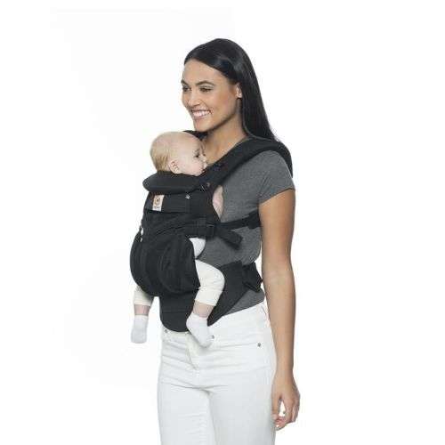 ERGOBABY OMNI 360 ALL IN ONE, BABY CARRIER.ONYX BLACK AND Pearl GREY