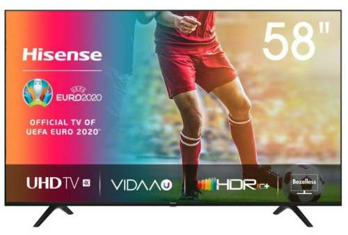 HISENSE 58`` UHD HDR SMART TV Model 58A7100F 2020 MODEL GOOD SECOND HAND