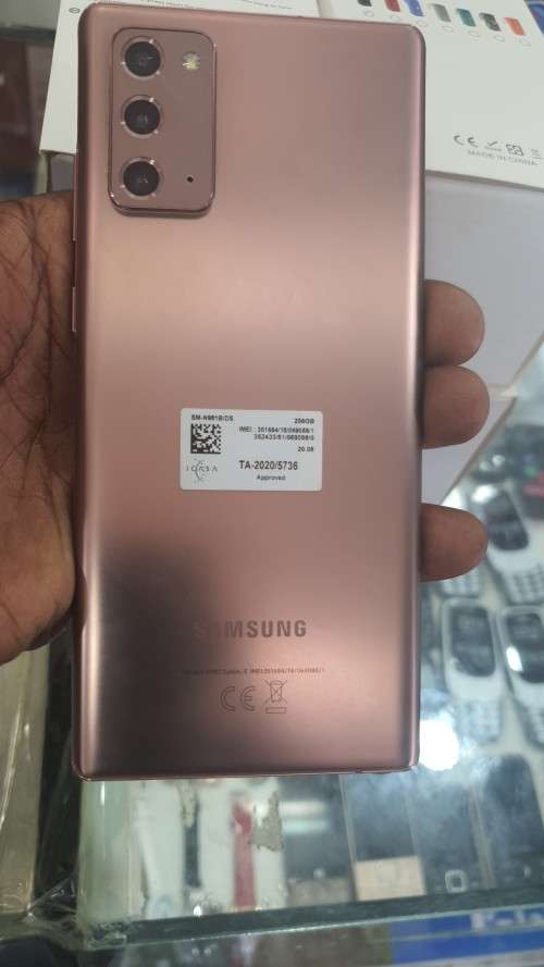 SAMSUNG GALAXY NOTE20  256GIG GOOD SECOND HAND DS