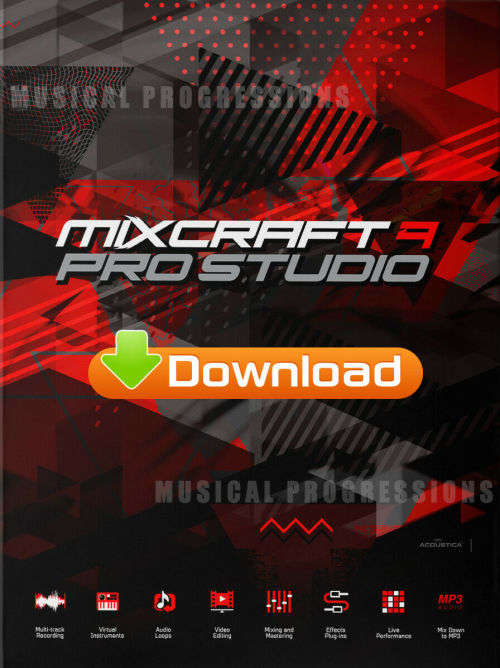 Acoustica Mixcraft Pro Studio 9 + License
