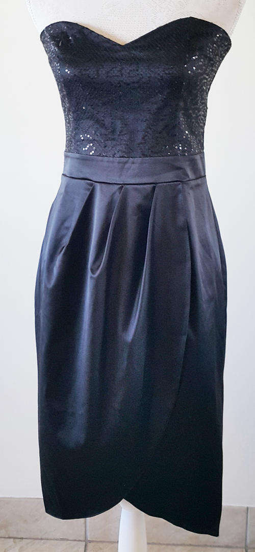 Dress  black cocktail evening Oasis Size 36