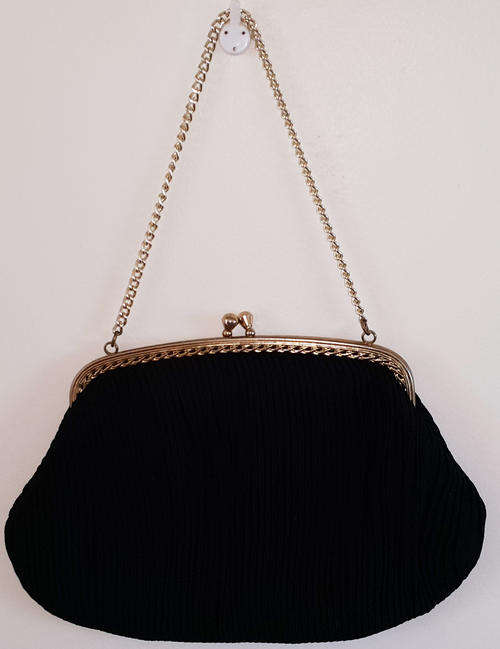 Bag black vintage evening purse matric
