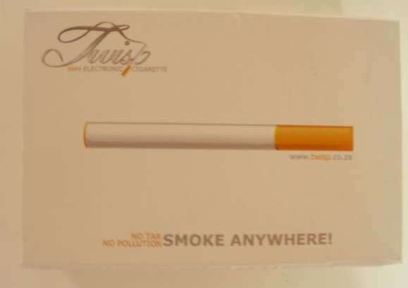 The original Twisp e cigarette + 26 cartridges + other