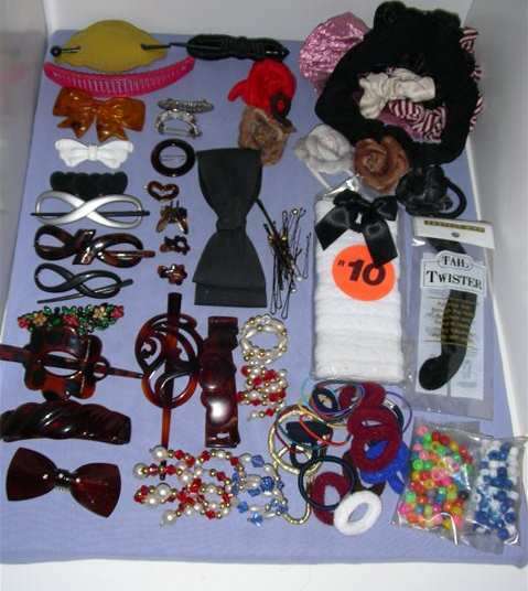 Huge lot of Hair accessories - mostly vintage