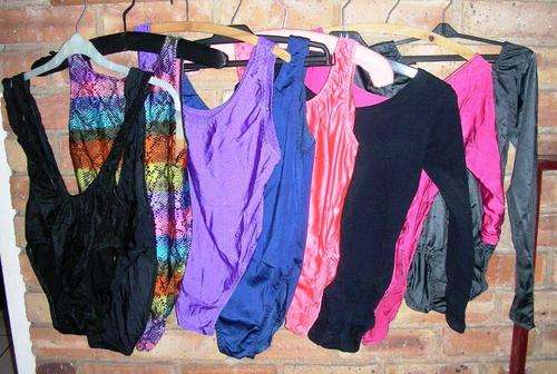 9 x Vintage dance leotards - adult size