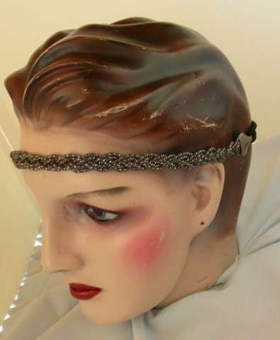 Headband - Silver mesh plait - Imported from Ireland - REDUCED