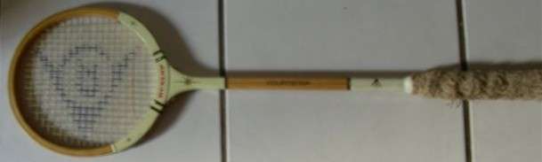 Vintage Wooden Squash Racket