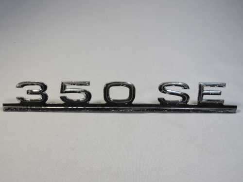 Vintage Mercedes 350SE badge
