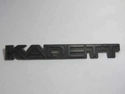 Vintage Opel Kadett plastic badge with 3 lugs