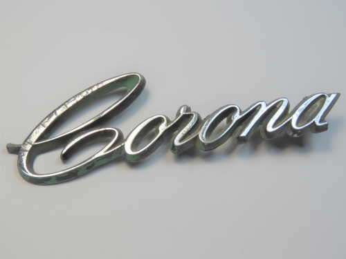 Vintage Toyota Corona badge - 3 pins