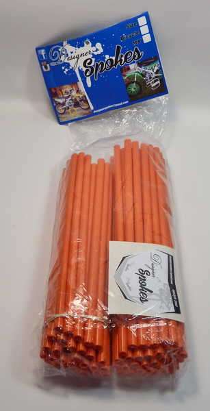 Designer spokes for bikes - Orange