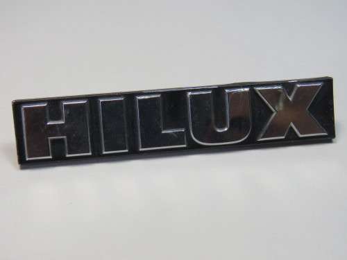 Vintage Toyota Hilux bakkie badge with pins