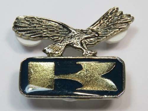 Vintage Kawasaki pin badge