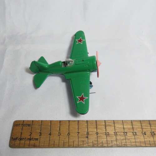 Russian Polikarpov I-16 fighter plane - Die cast - Scale 1/72