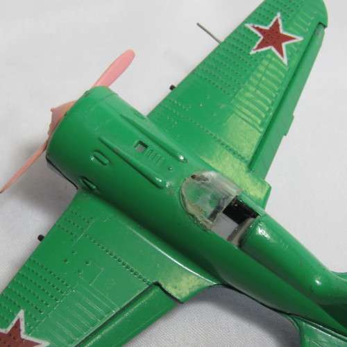 Russian Polikarpov I-16 fighter plane - Die cast - Scale 1/72