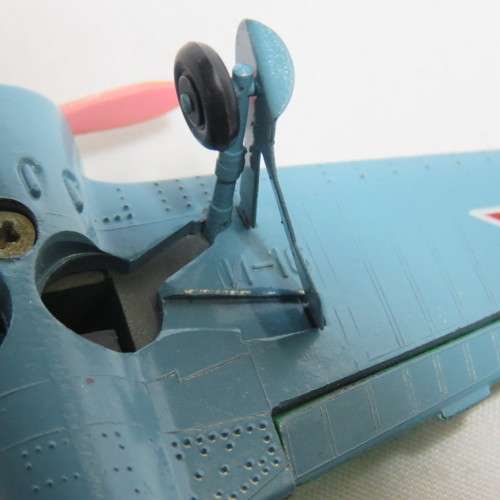 Russian Polikarpov I-16 fighter plane - Die cast - Scale 1/72