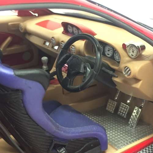 2003 Kentoys Nissan Silvia S-15 Extreme tuner drift car - scale 1/12 - with lights