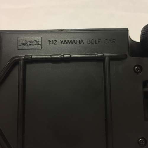 Road Signature Yamaha Golf cart and clubs - scale 1/12