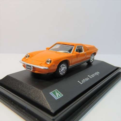 Hongwell Lotus Europa model car in case - Scale 1/72