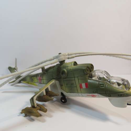 ERTL Military Mi-24 Hind die-cast helicopter model