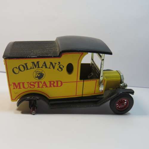 Matchbox 1912 Ford model T delivery van - Colman's Mustard -Models of Yesteryear Y-12 -Missing wheel