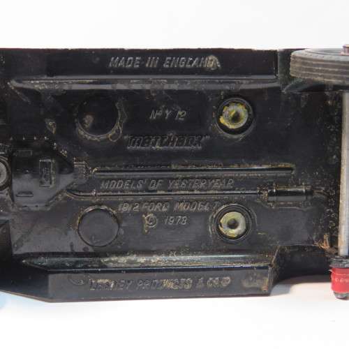 Matchbox 1912 Ford model T delivery van - Colman's Mustard -Models of Yesteryear Y-12 -Missing wheel