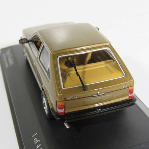 Mini Champs 1979 opel kadett haselbraun metallic model car in case - Scale 1/43 - Mirrors repaired