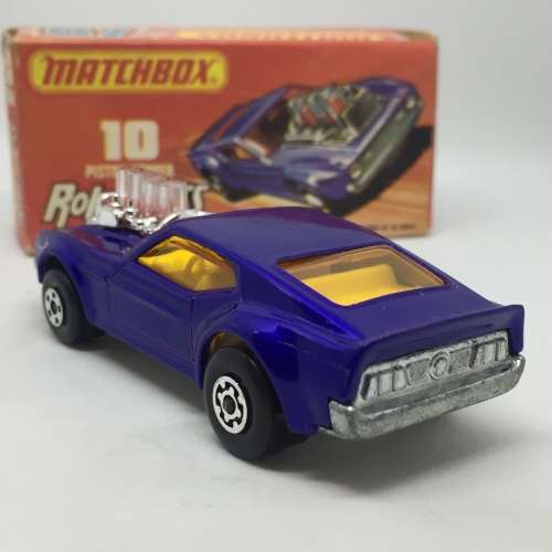 1973 Matchbox 75 series #10-B Piston Popper Rola-Matics mustang toy car - mint boxed