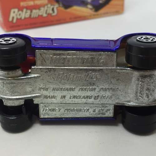 1973 Matchbox 75 series #10-B Piston Popper Rola-Matics mustang toy car - mint boxed